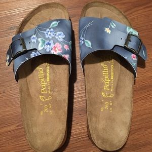 NWOT Birkenstock Papillio floral sandals size 9